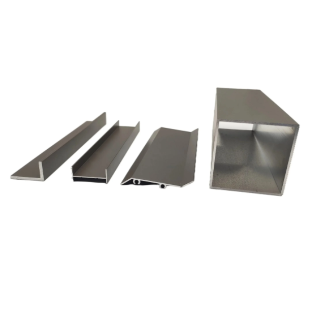 Gusset Plate Extrusion Profile Blind Aluminum Louver Powder Painting