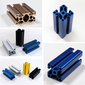Customized Colored T Slots Functional Assembly Line Aluminum Profile System