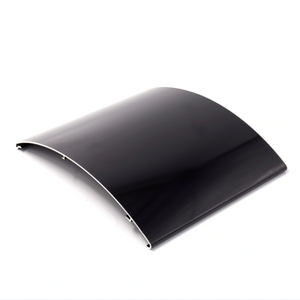 Matte Black Powder Coating Arc-shaped Aluminum Customization Cover