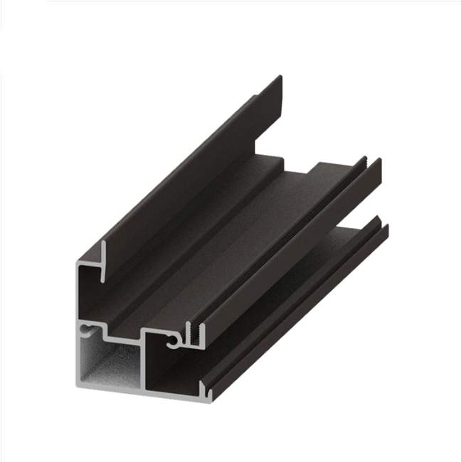 Aluminum 6063 Curtain Walling System Profile For Residential Buildings 
