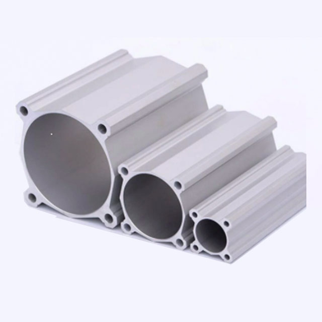 Aluminum Cylinder Drilling Profile Customized Dimension Anodized 
