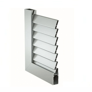  Louver Extruded Aluminum Adjustable Indoor Assembly Shutter Profile