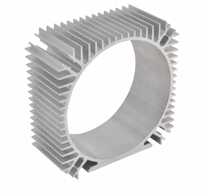 Square Shaped Hollow Aluminum Heat Sink Extrusion Profile