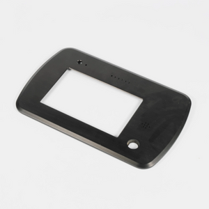 Black Anodized Aluminum Front Panel Extrusion Customized Profile