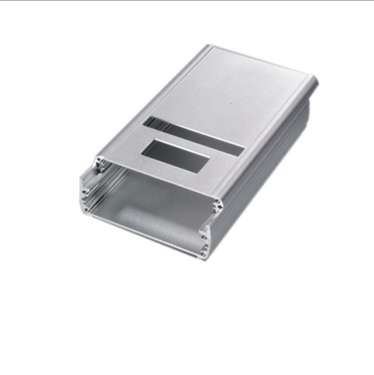 Silver Anodized Customized Punching Enclosure Aluminum Extrusion Profile