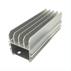 OEM Silver Anodize Aluminum Extrusion Heat Sink CNC Milling